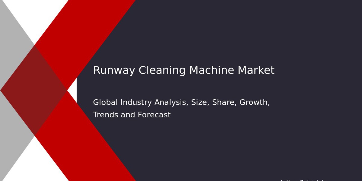 Runway Cleaning Machine Market Revenue Share 2032 | CAGR 5.7% Key Insights